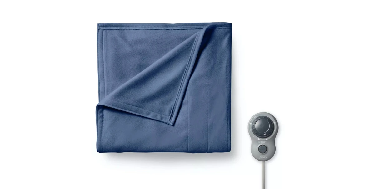 Sunbeam Electric Fleece Heated Blanket