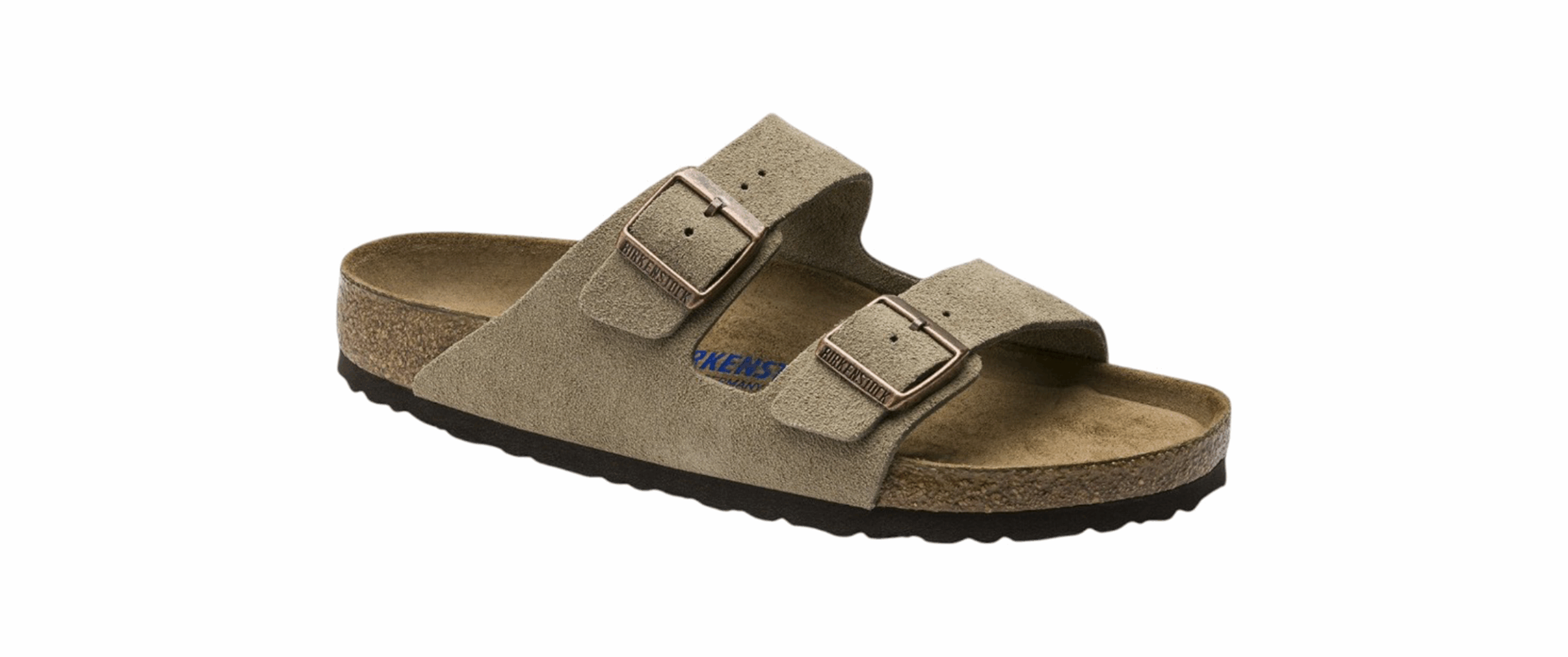 Birkenstock Arizona Suede Soft Footbed Sandals